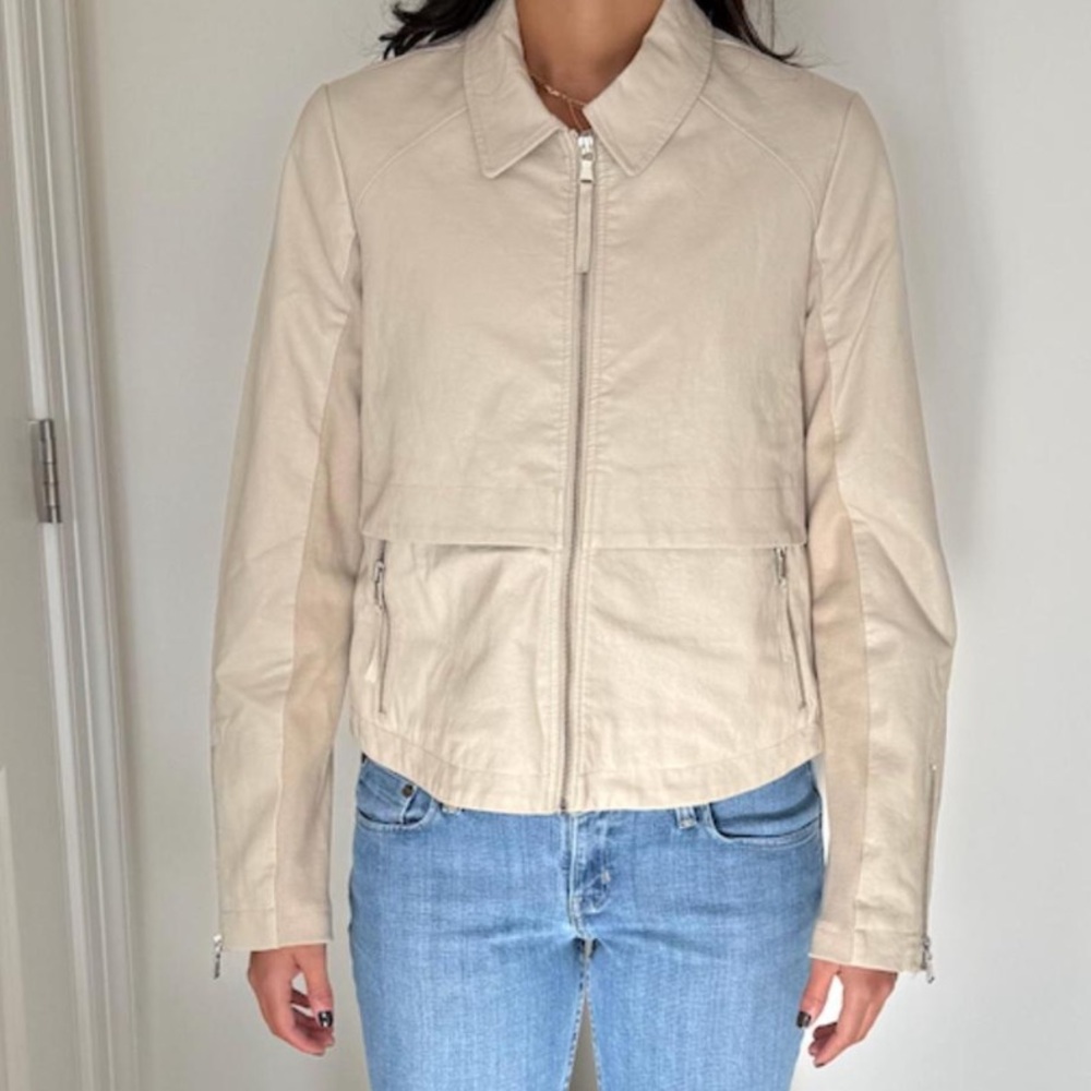 Anthropologie Faux Leather Jacket